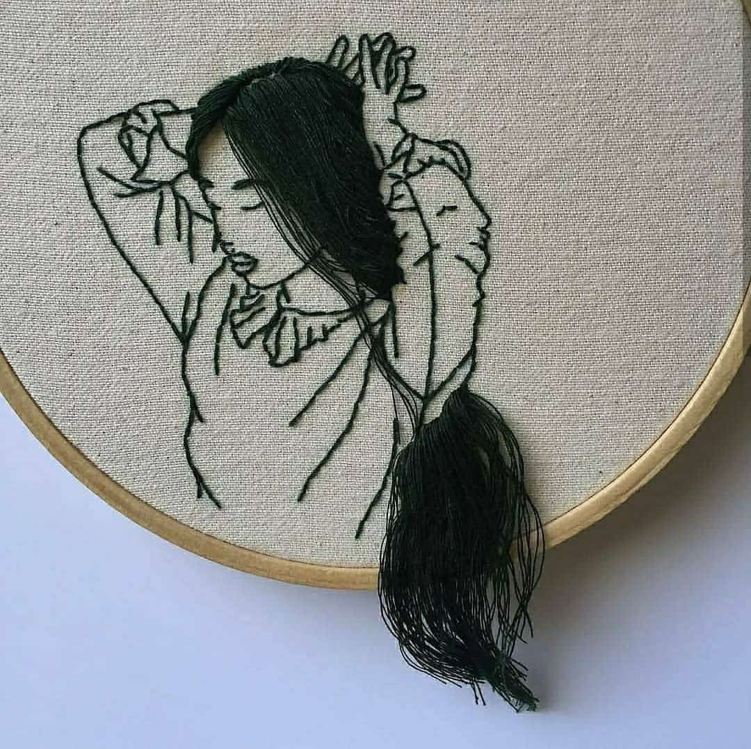 Sheena Liam embroidery art