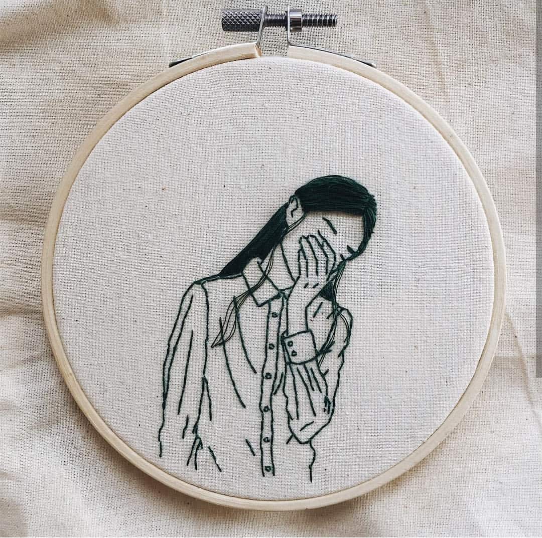 Sheena Liam embroidery art