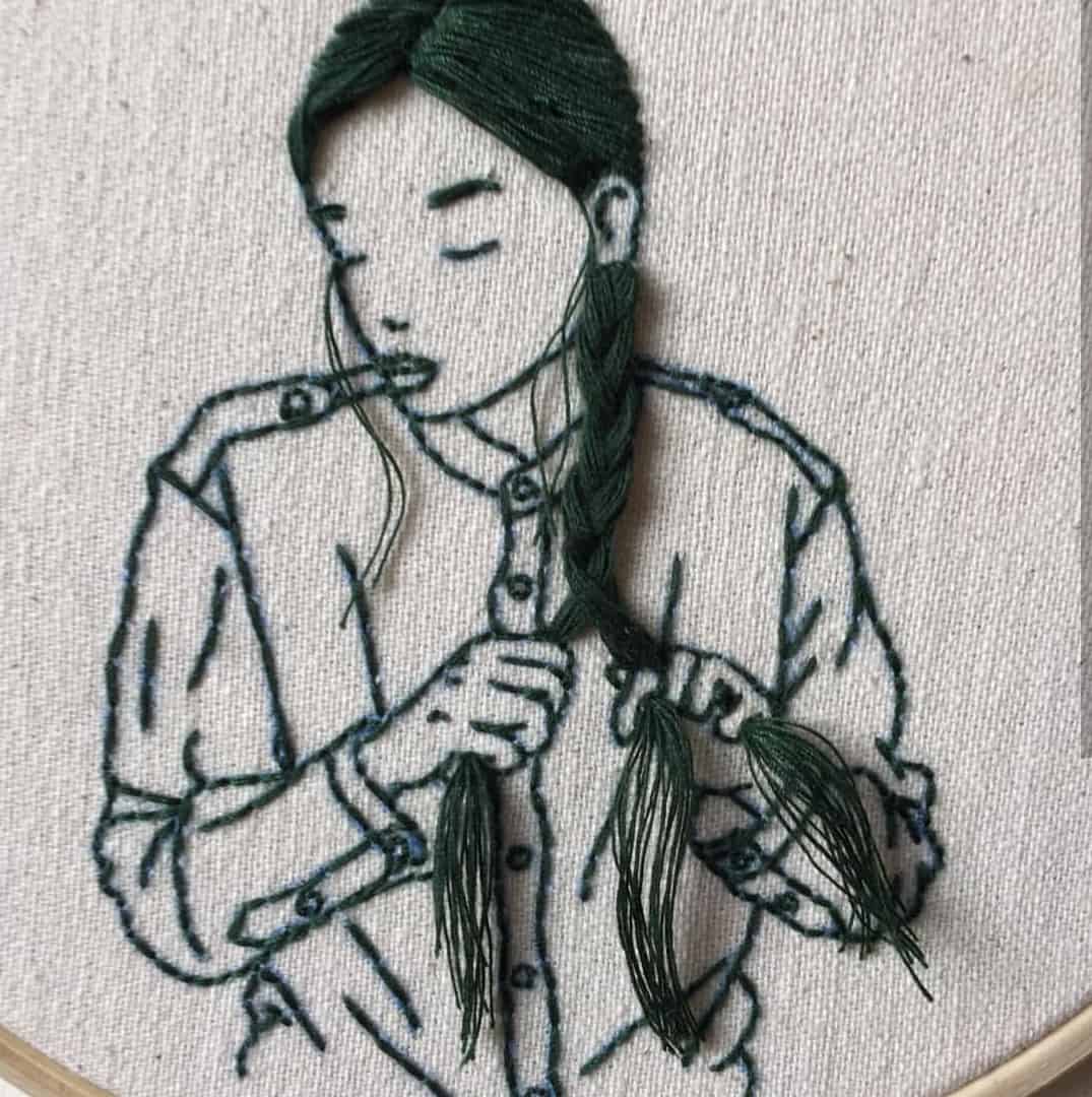 Embroidery art