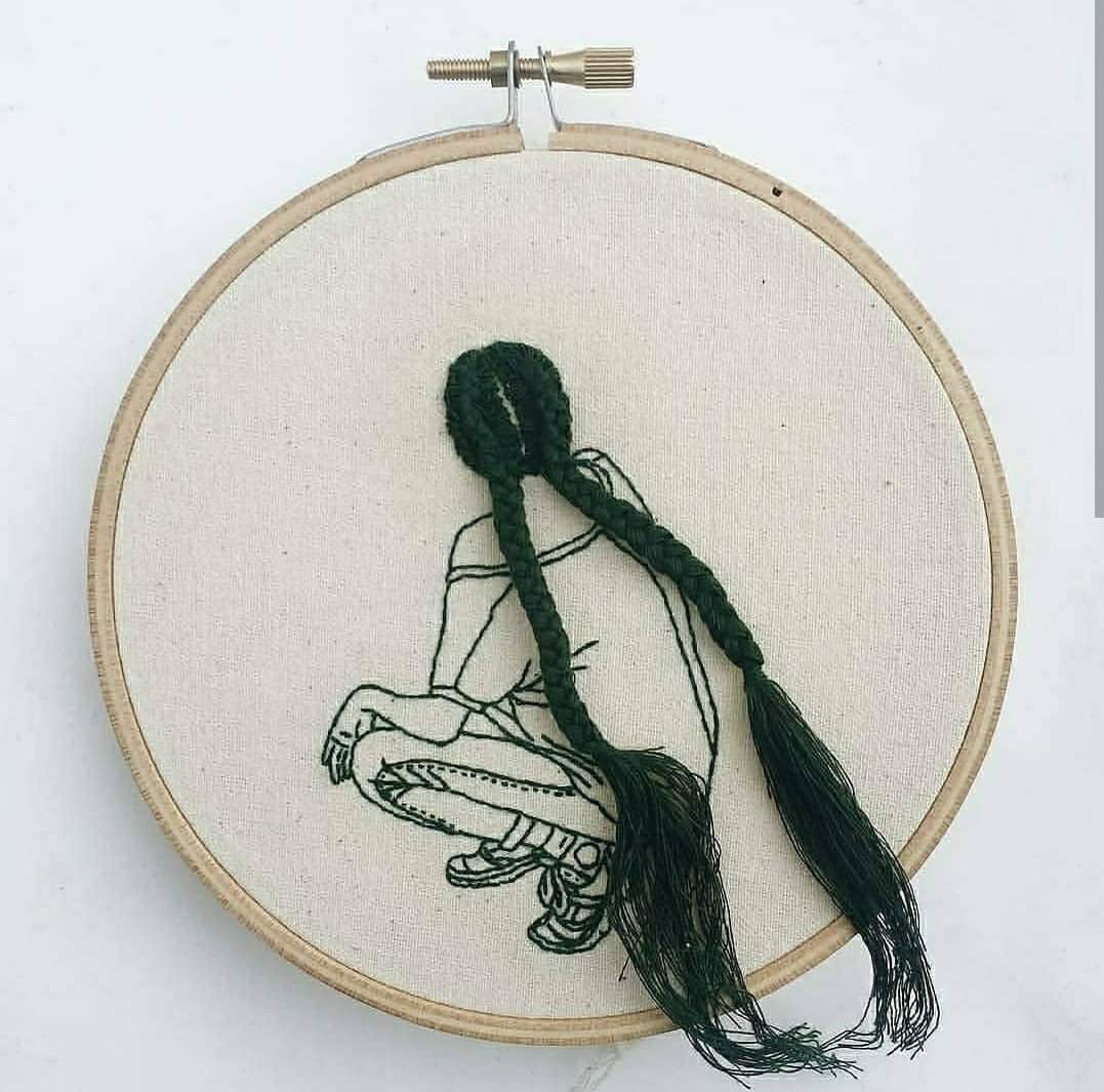 Sheena Liam embroidery art