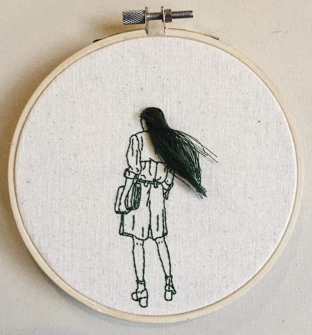 Sheena Liam embroidery art