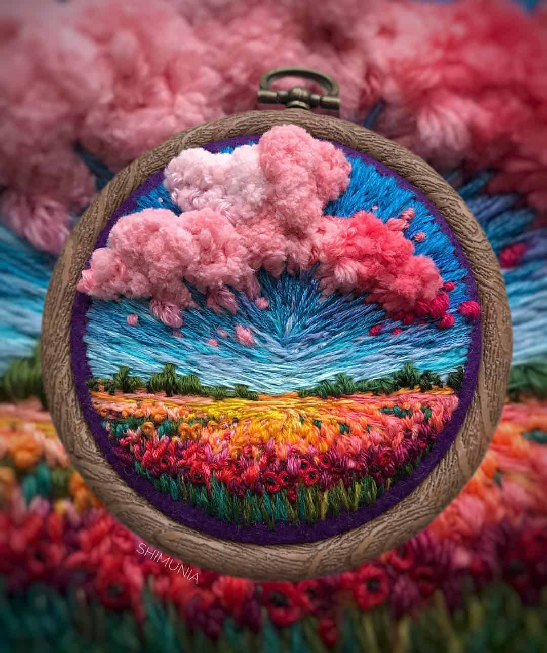 Embroidery Paintings by Vera Shimunia