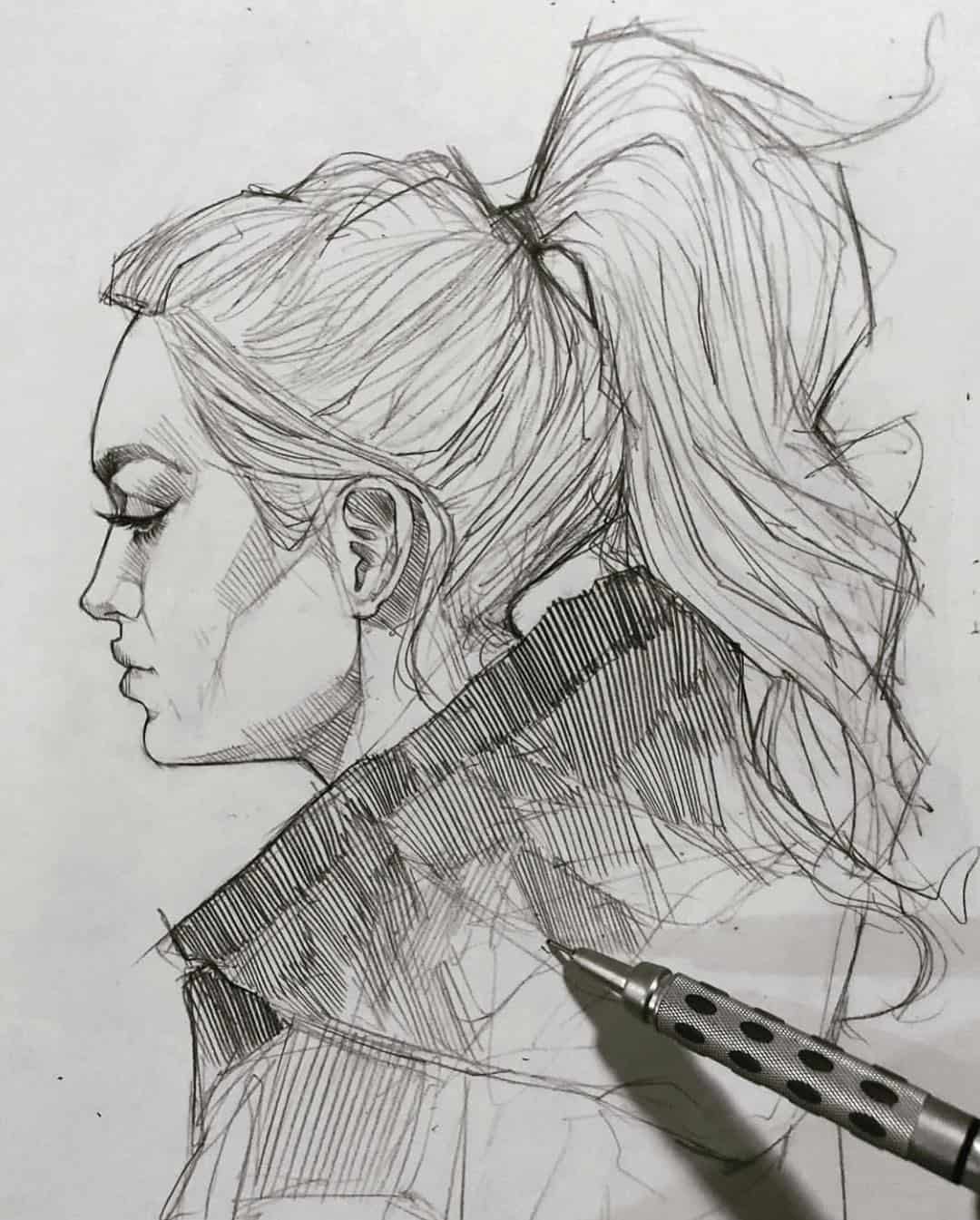 Pencil sketch