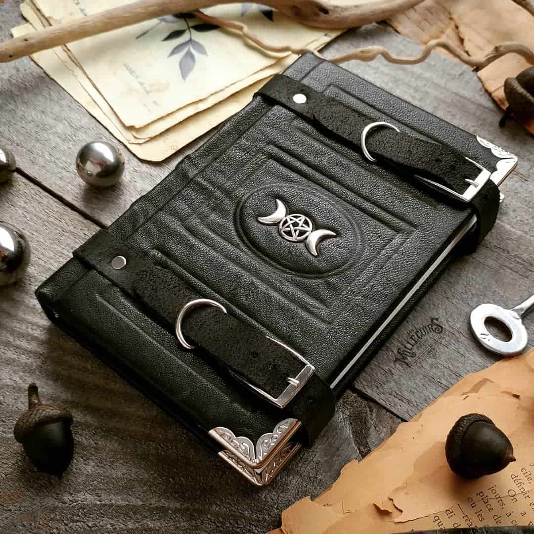 Handmade leather journal