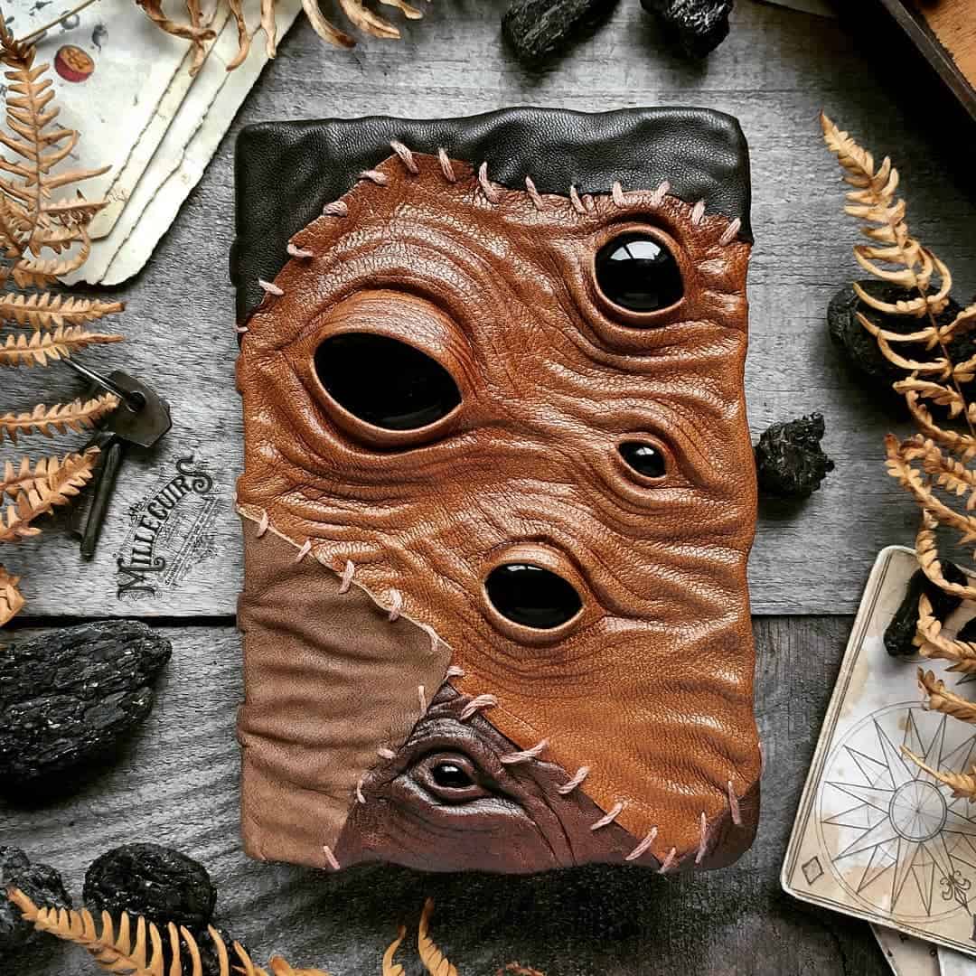 Handmade leather journal