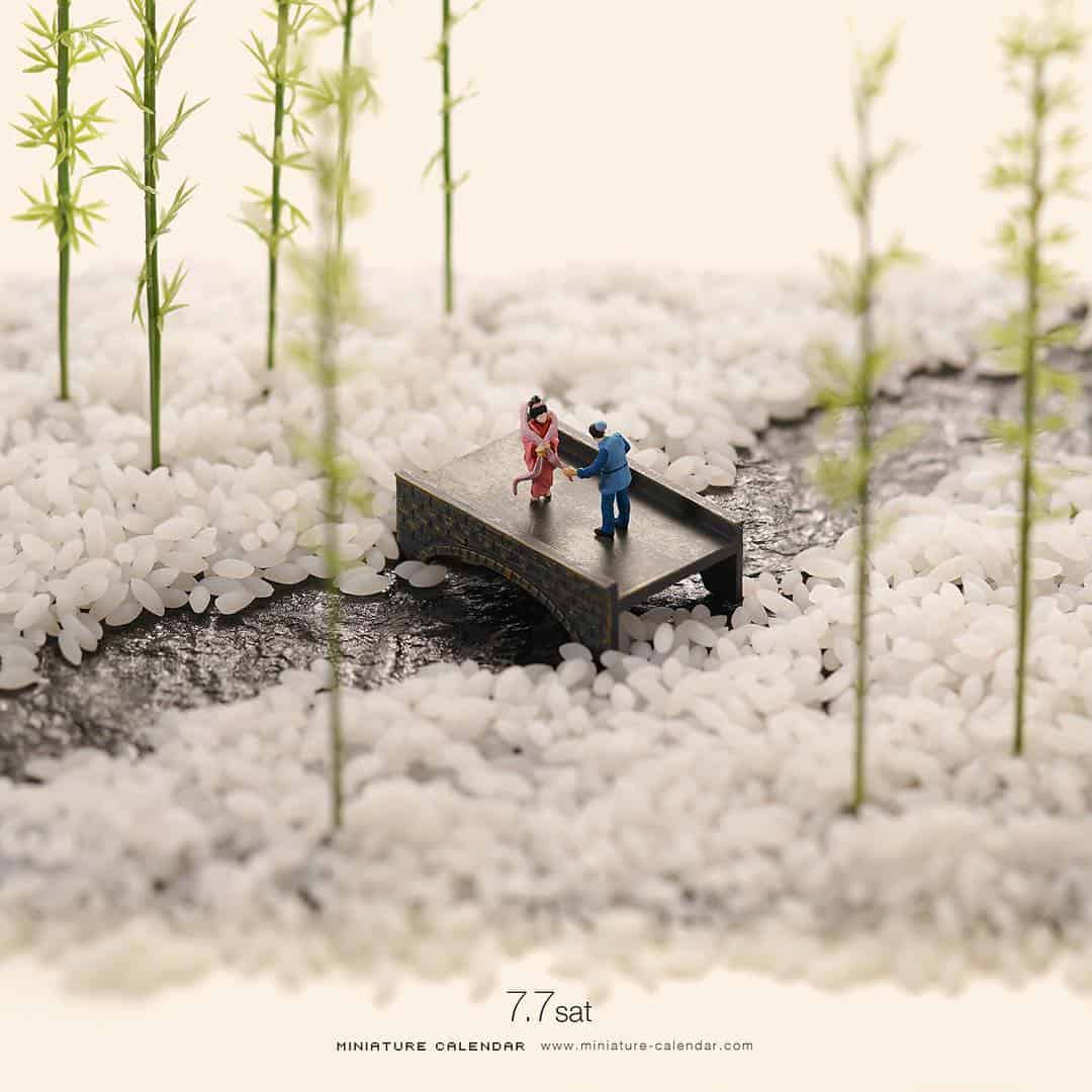 Miniature art by Tatsuya Tanaka