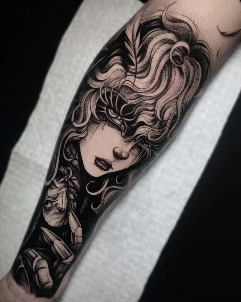 Renat Zagidullin  Berserk tattoo