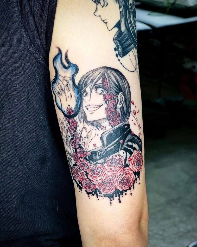 Color Studio Ghibli Sleeve Anime Tattoo - Love n Hate