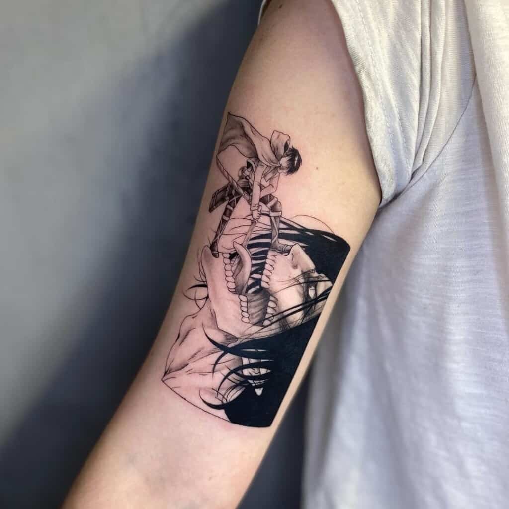 19 of the Best Anime Tattoos to Feed Your Dweeb Heart  See Photos  Allure