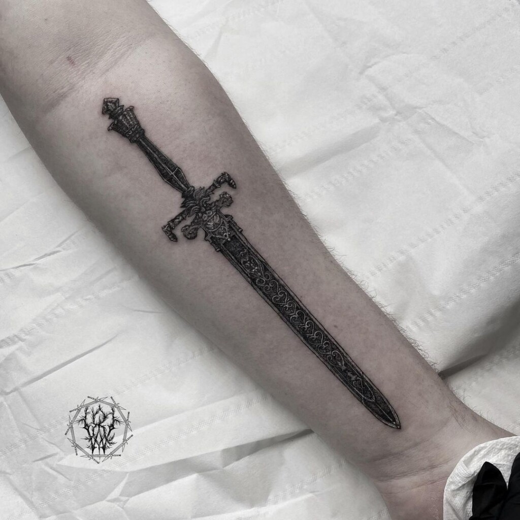 Rengoku sword tattoo I just got done : r/KimetsuNoYaiba