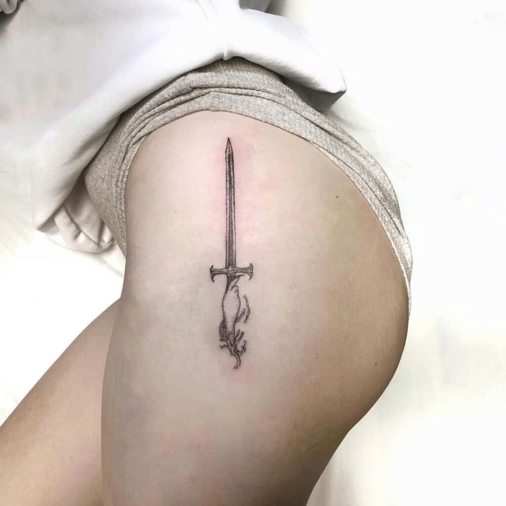 68 Creative Sword Tattoos That Can Cater To Every Purpose