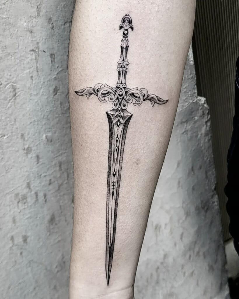Sword of Faith Semi-Permanent Tattoo. Lasts 1-2 weeks. Painless and easy to  apply. Organic ink. Browse more or create your own. | Inkbox™ |  Semi-Permanent Tattoos