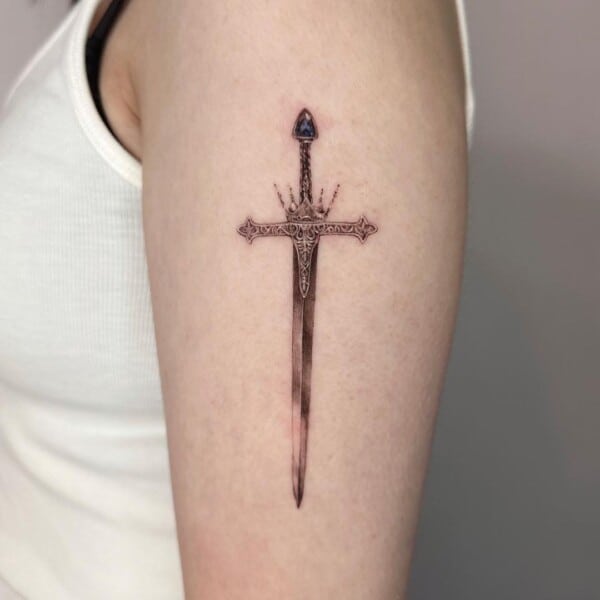 65 Epic Sword Tattoo Ideas: Unleash Your Inner Warrior - ARTWOONZ