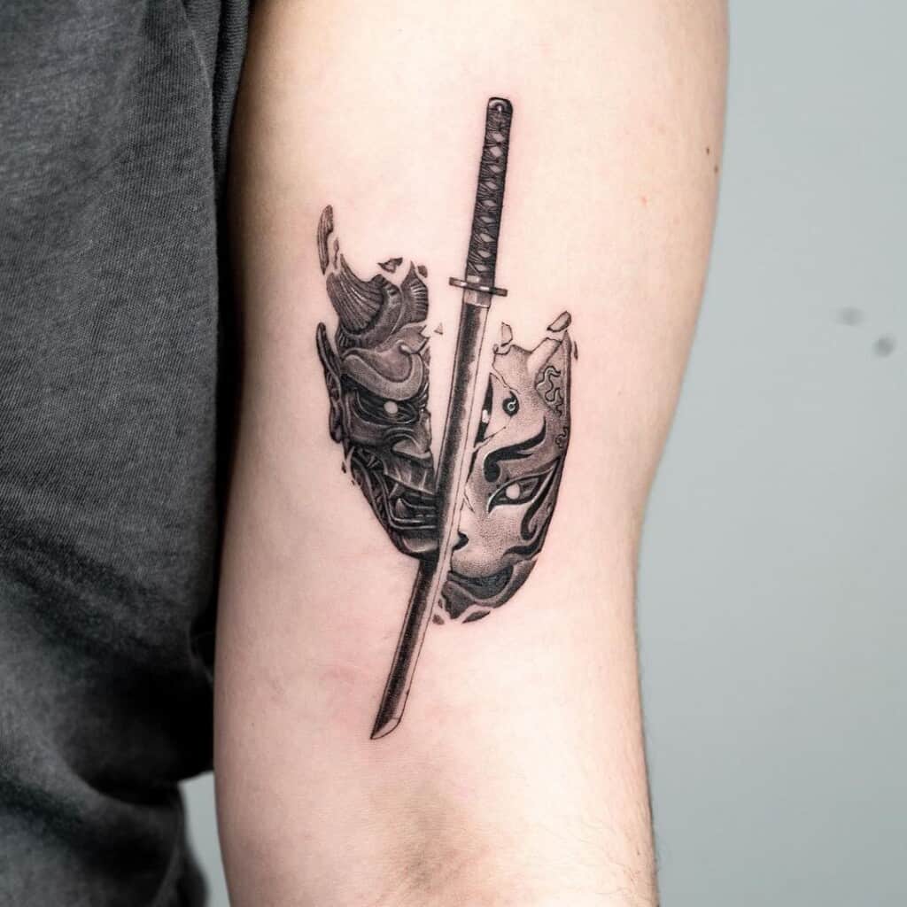 World Tattoo Gallery on X Anime swords tattoos done by  Coldchillchild  httpstcoNWphydAp12  X