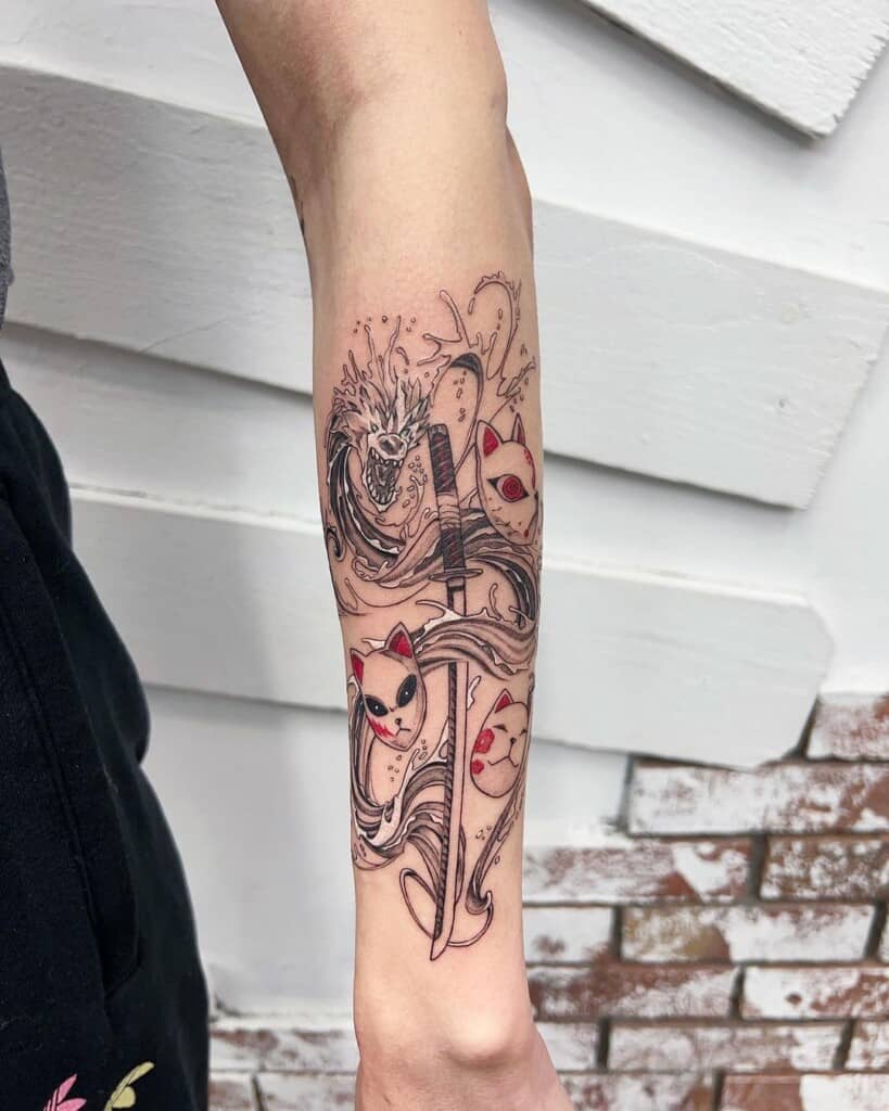 153 Insanely Cool Demon Slayer Tattoos to Check Out In 2023